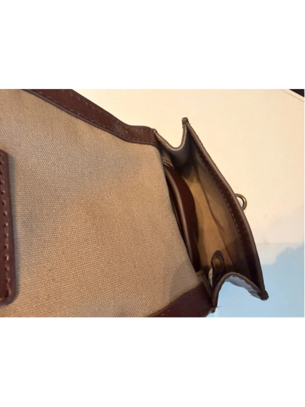 Frye Brown Leather Crossbody Bag